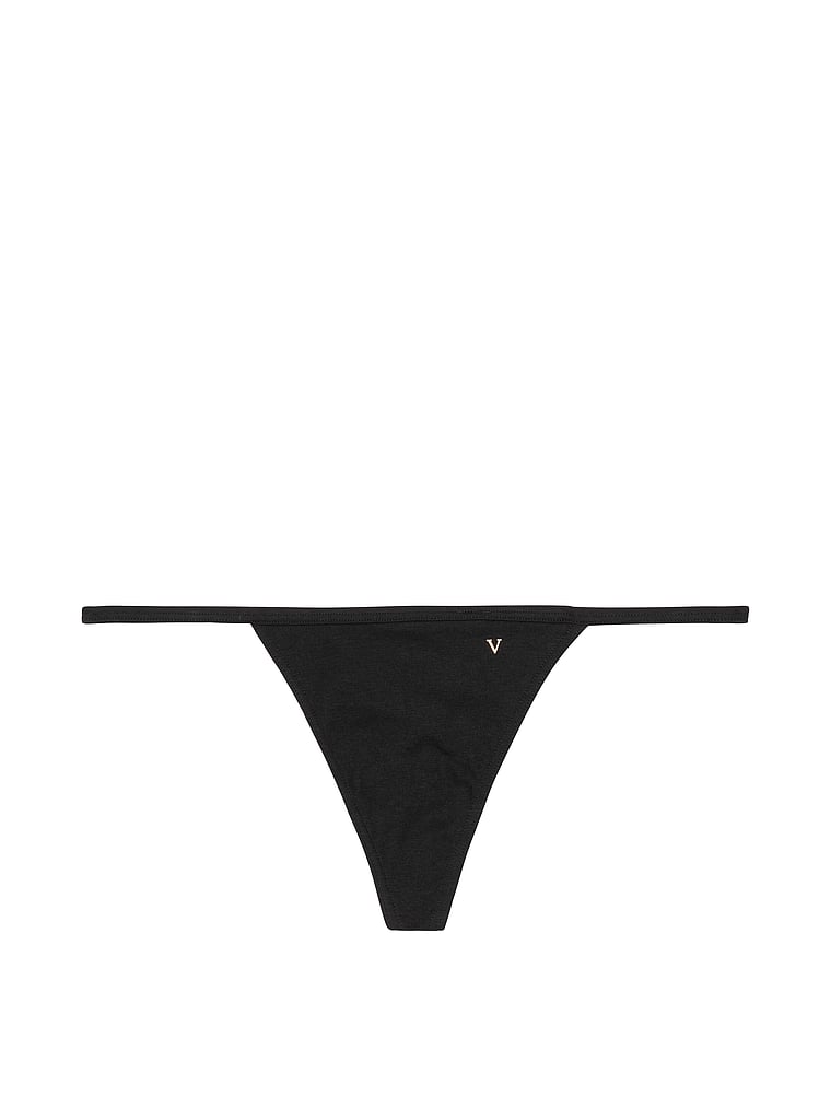 Stretch Cotton V-String Panty