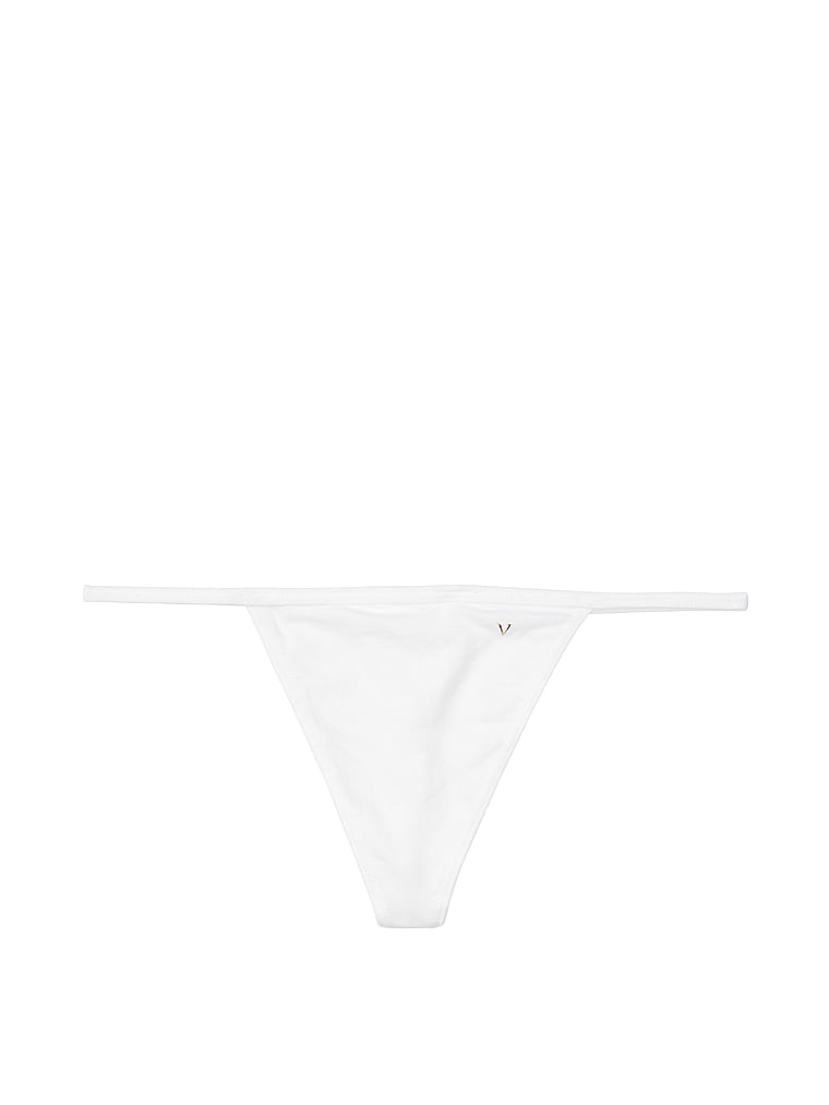 Stretch Cotton V-String Panty