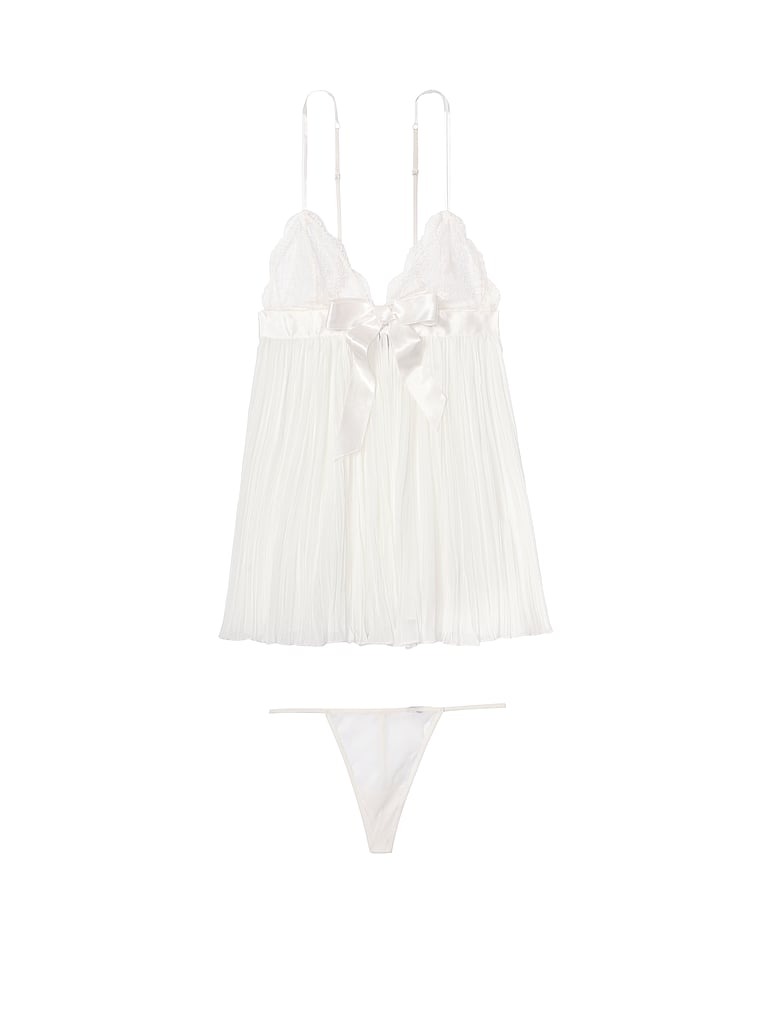 Pleated Babydoll Set