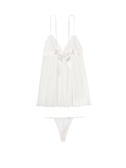 Pleated Babydoll Set