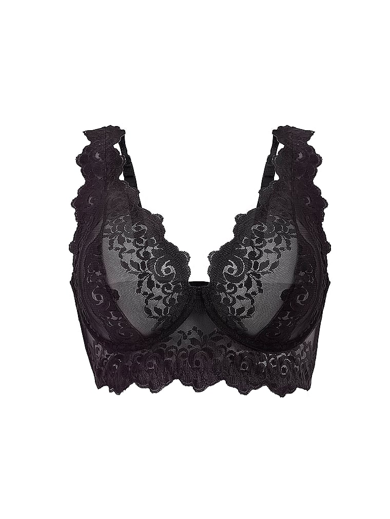 Sculpting Sheer Lace Underwire Shaper Bra