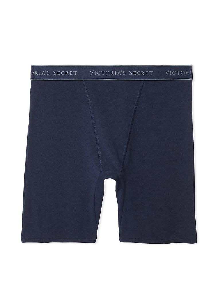 Logo Cotton High-Waist Boxer Brief Panty