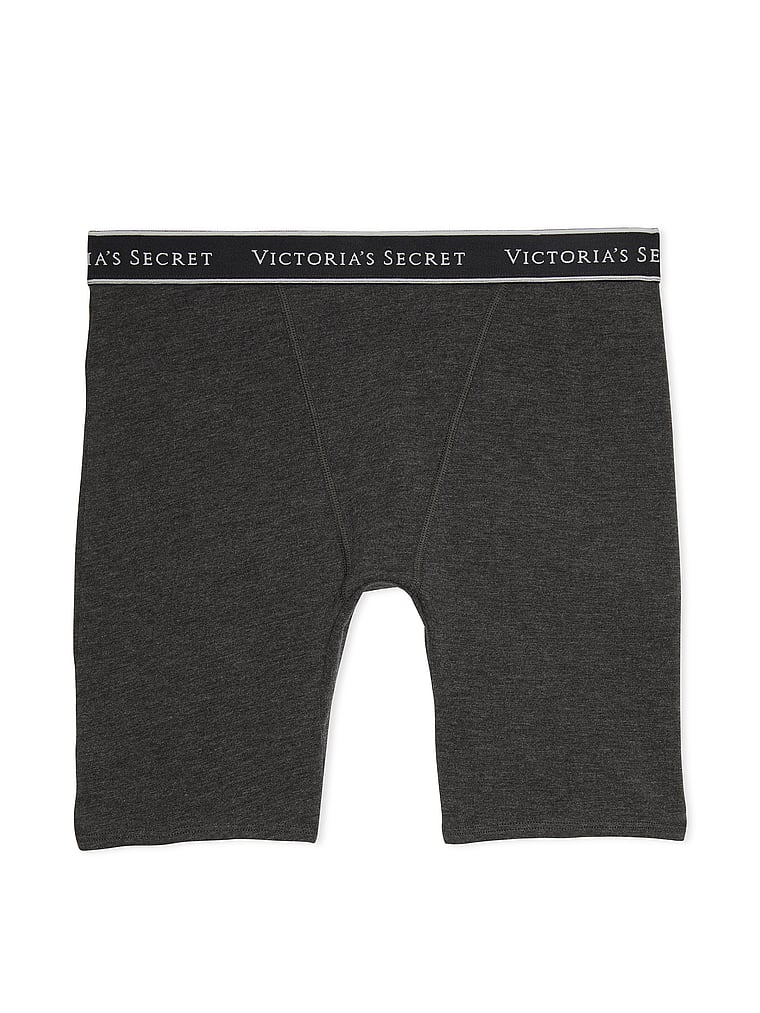 Logo Cotton High-Waist Boxer Brief Panty