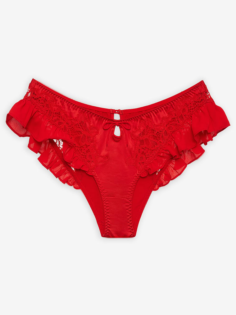 Butterfly Lace Ruffle Cheeky Panty