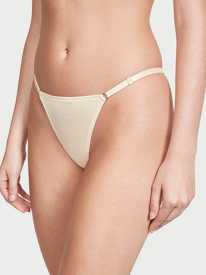 Hardware Adjustable V-String Panty