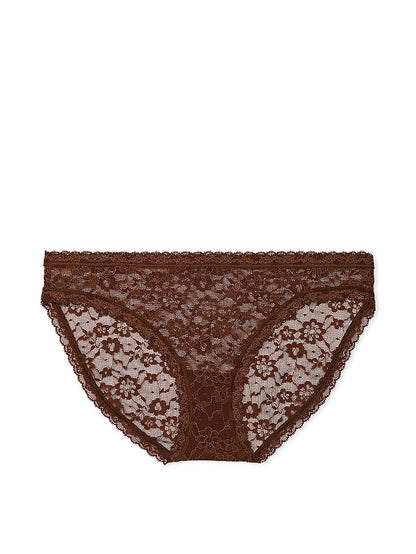 Lace Heart Blooms Bikini Panty