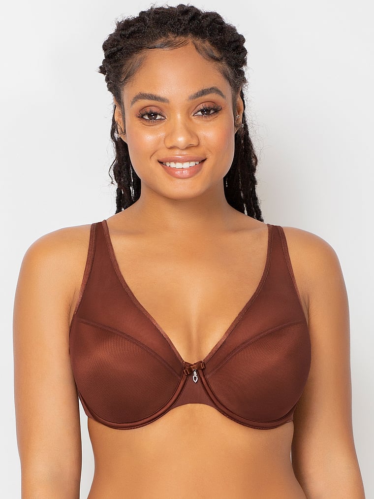 Sheer Mesh Push-Up Bra