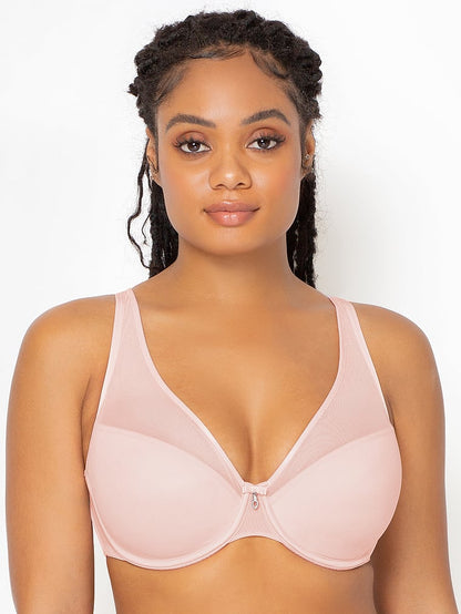 Sheer Mesh Push-Up Bra