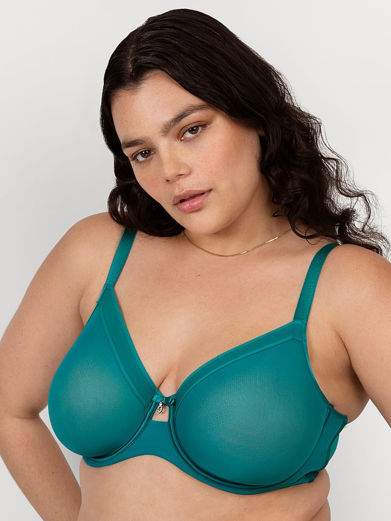 Sheer Mesh Unlined Bra