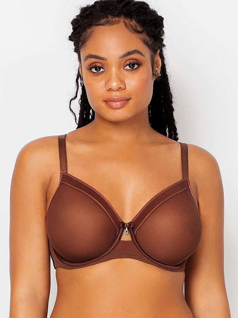 Sheer Mesh Unlined Bra