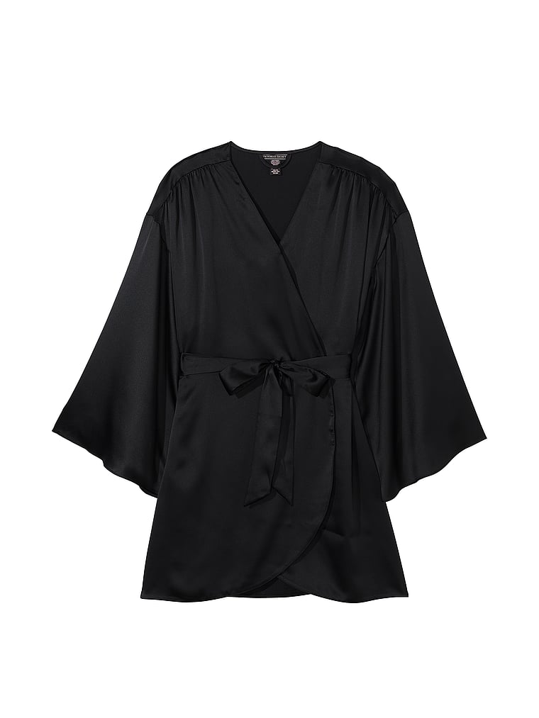 Short Satin Robe