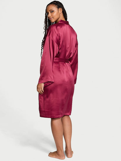 Satin Midi Robe