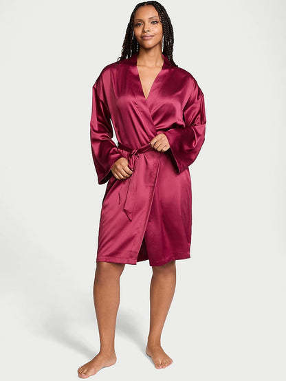 Satin Midi Robe