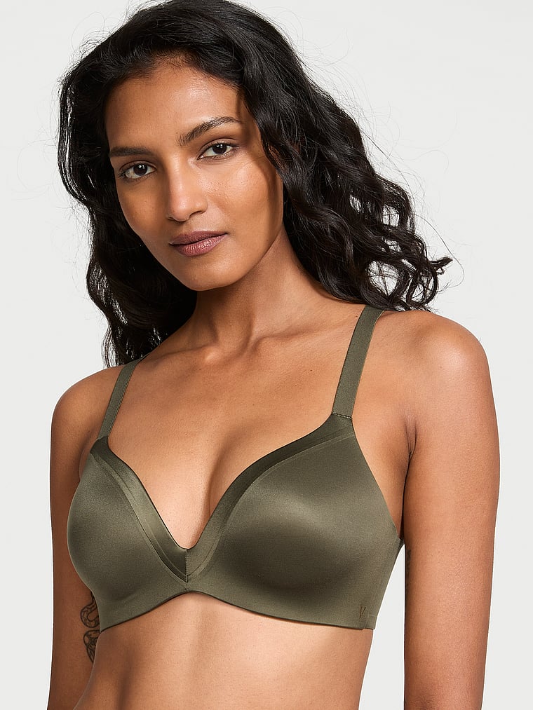 Infinity Flex Lightly Lined Wireless Plunge Bra