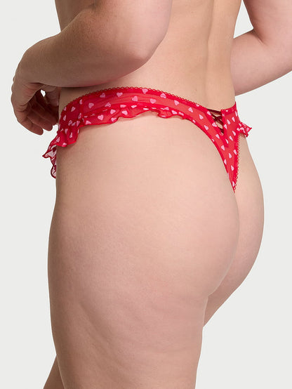 Tease High-Leg Scoop Thong Panty