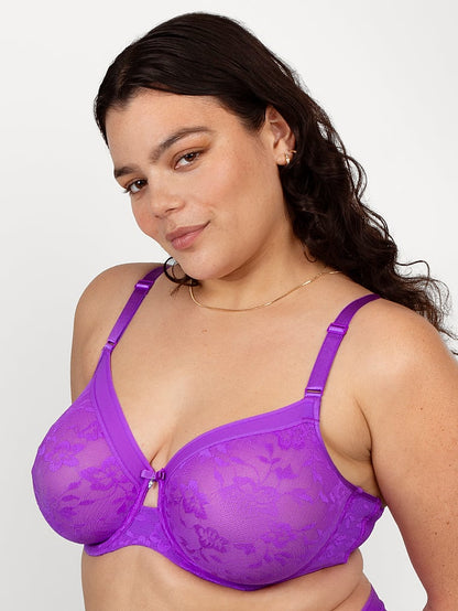 Smooth Lace Unlined Bra