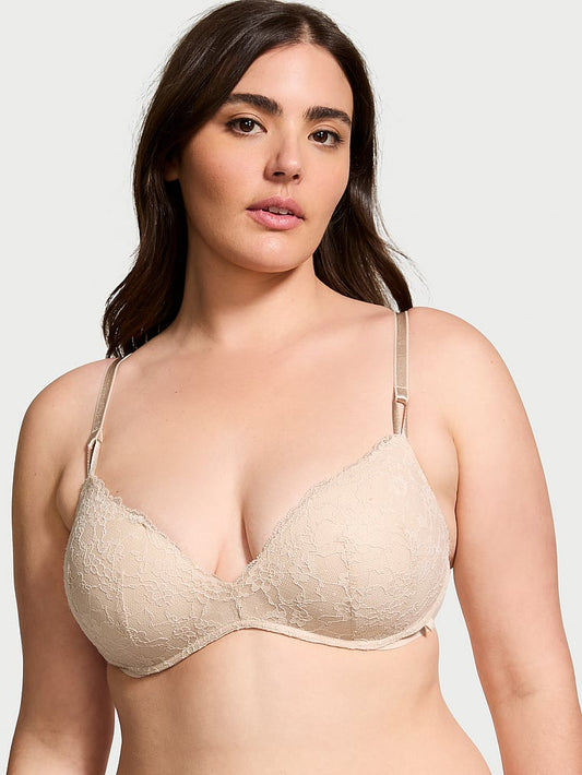 Sexy Tee Heart Bloom Lace Wireless Push-Up Bra