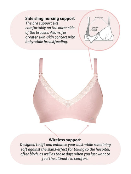 Caress Seamless Wireless Maternity Bra