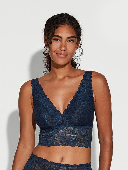 Never Say Never Plungie Longline Bralette