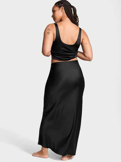 Satin Maxi Skirt