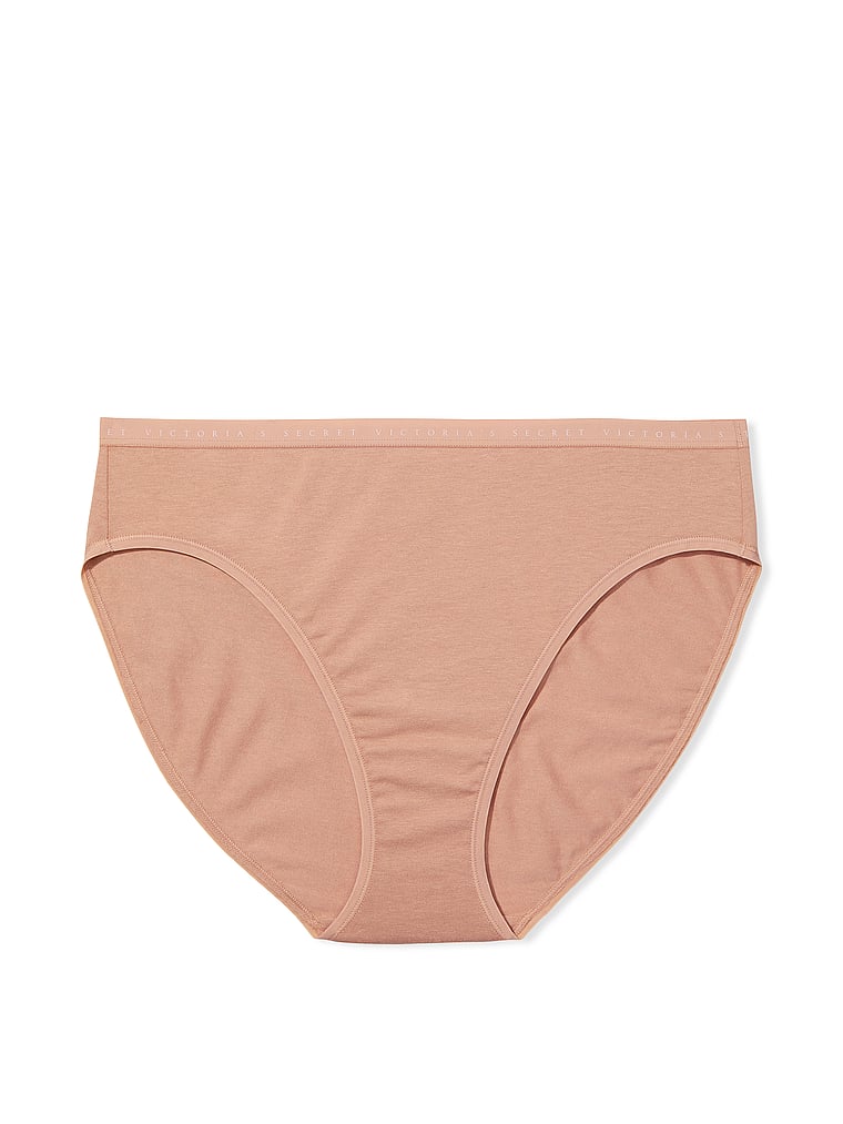 Stretch Cotton High-Leg Brief Panty