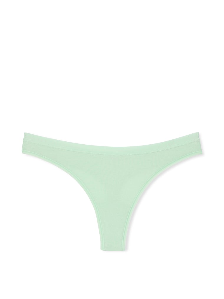 Stretch Cotton Thong Panty