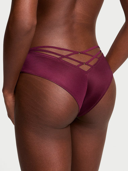 Strappy-Back High-Leg Cheeky Panty