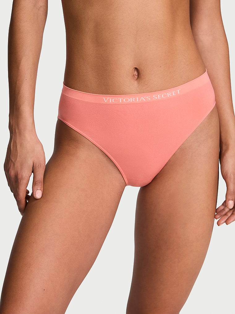 Seamless High-Leg Brief Panty