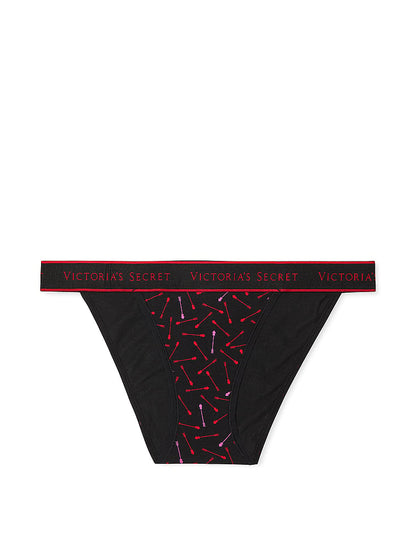 Logo Cotton Tanga Panty