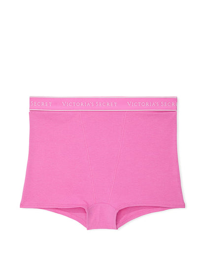 Logo Heart Pointelle High-Waist Shortie Panty