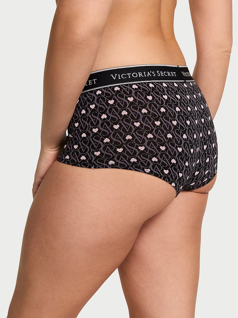 Logo Cotton Boyshort Panty