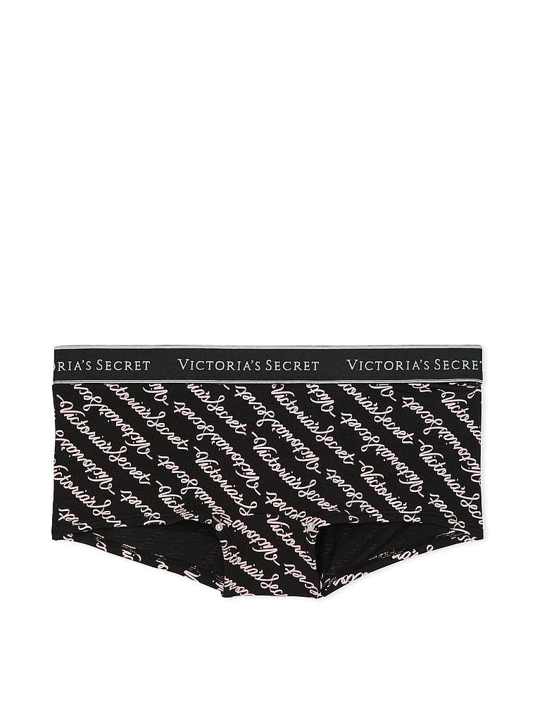 Logo Cotton Boyshort Panty