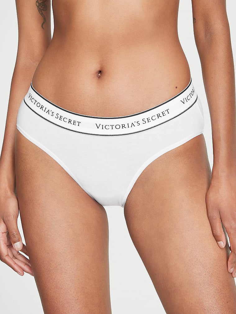 Logo Cotton Hiphugger Panty