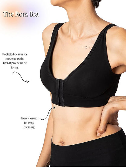 Rora Front Closure Bra