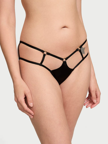 Strappy Hardware High-Leg Cheeky Panty