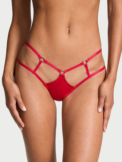 Strappy Hardware High-Leg Cheeky Panty