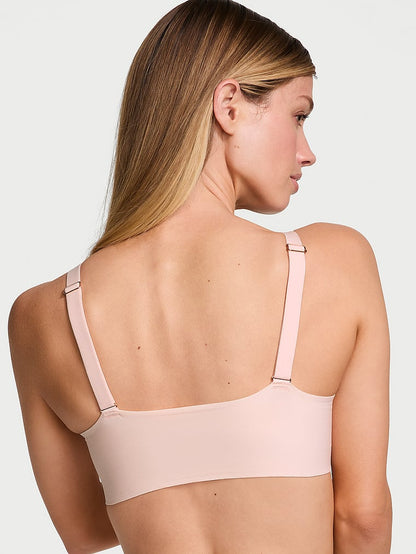 Smooth Lightly Lined Front-Close Full-Coverage Bra