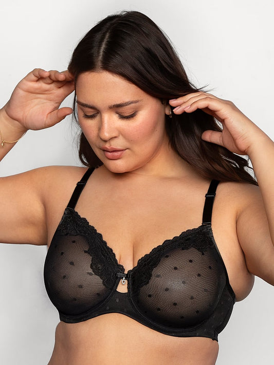 Sheer Whisper Unlined Underwire Bra