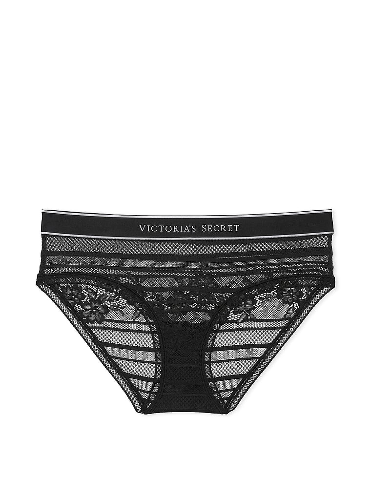 Logo Lace Hiphugger Panty