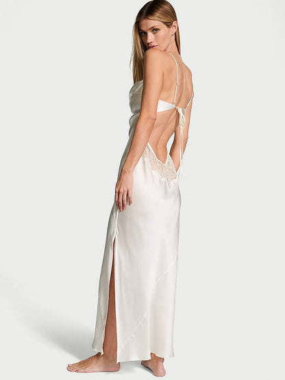 Atelier Victoria's Secret Bridal Silk Charmeuse Cowl-Neck Slip Gown