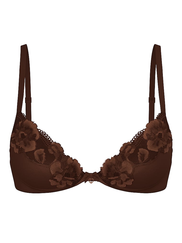 Lace-Trim Push-Up Bra