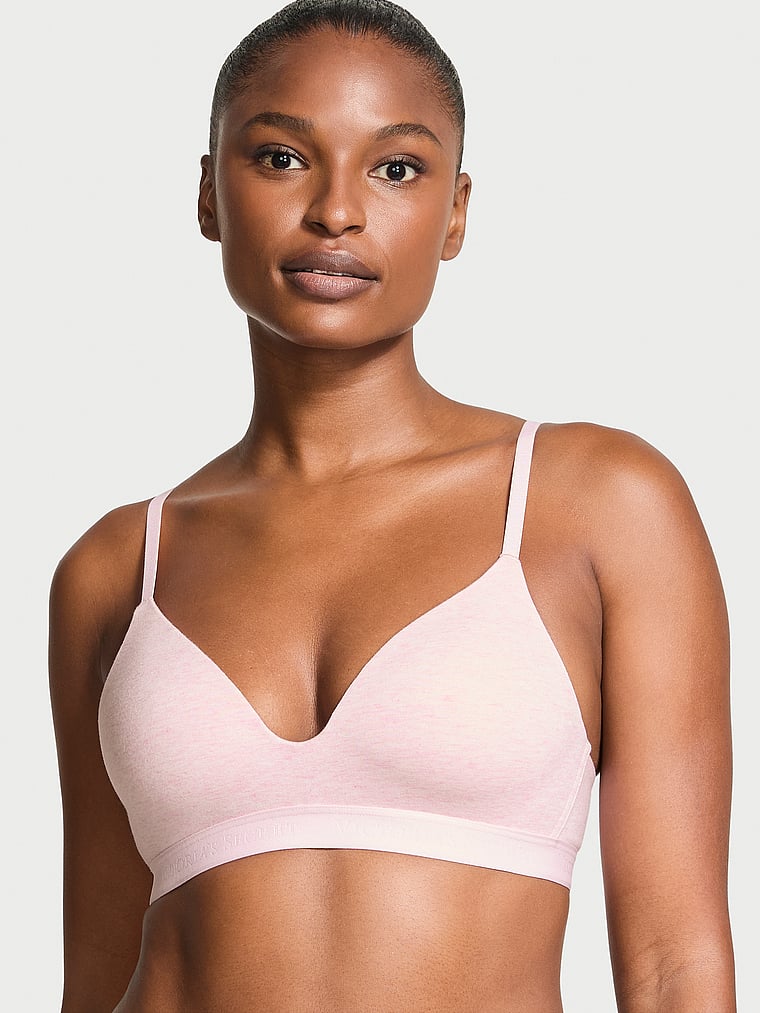 Lightly Lined Wireless Cotton Bra