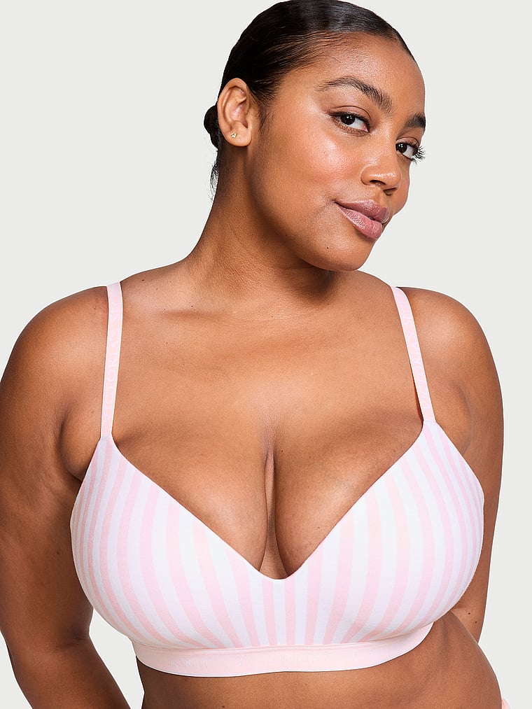 Lightly Lined Wireless Cotton Bra