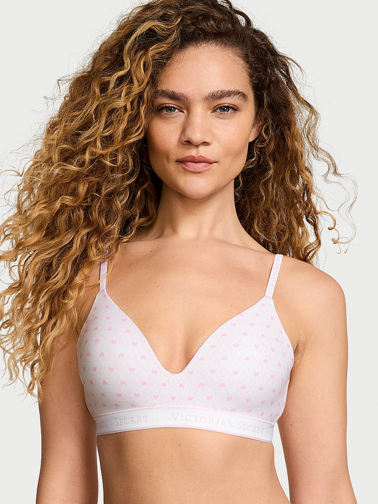 Lightly Lined Wireless Cotton Bra