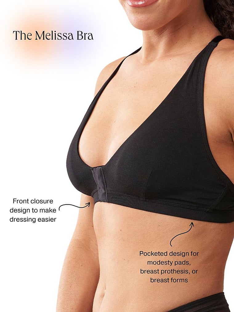 Melissa Pocketed Front-Closure Bra