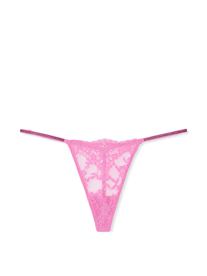 Twinkle Strap Lace V-String Panty