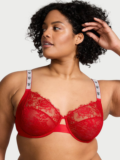 The Fabulous by Victoria's Secret Unlined Rose Lace Full-Cup Bra