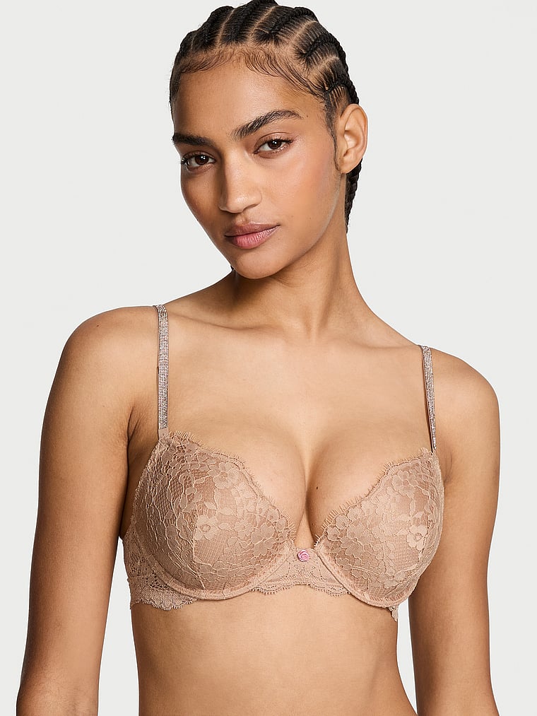 Twinkle Strap Lace Push-Up Bra