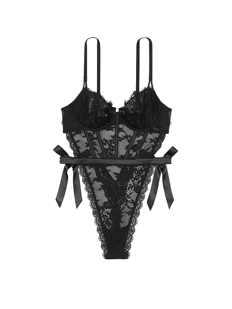 Wicked Unlined Lace Teddy