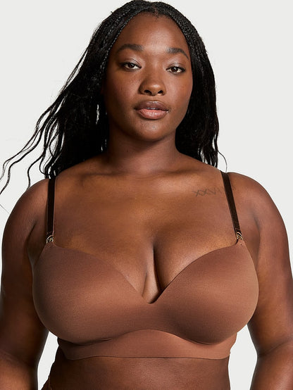 Smooth Wireless Push-Up Plunge Bra